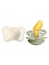 Couture Latex Pacifier 2 Pack - Ivory/Sage