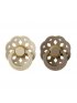 Boheme Latex Pacifier 2 Pack - Vanilla/Dark Oak