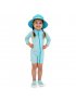 Long Sleeve One Piece UV Jumpsuit - Watermelon