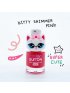 Peel Off Nail Polish Shimmer Pink with Kitty Ring