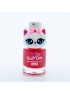 Peel Off Nail Polish Shimmer Pink with Kitty Ring