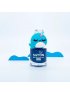 Peel Off Nail Polish Dark Blue with Narwhal Ring