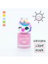 Peel Off Nail Polish Light Pink with Unicorn Ring