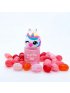 Peel Off Nail Polish Light Pink with Unicorn Ring