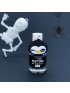 Peel Off Nail Polish Black & Gold with Penguin Ring