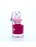 Peel Off Nail Polish Dark Purple with Bunny Ring