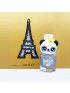 Peel Off Nail Polish Glitter Silver with Panda Ring