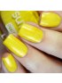 Peel Off Nail Polish Pearl Yellow with Chick Ring