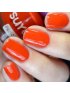 Peel Off Nail Polish Bright Red with llama Ring