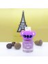 Peel Off Nail Polish Purple with Koala Ring