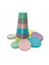 Stacking Containers with Silicone Lids