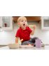 3 Piece Silicone Feeding Set (Purple / Grey / Pink)