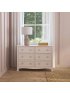 Kalani 6 Drawer Double Wide Dresser White