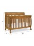 Kalani 4 In 1 Convertible Crib - Chestnut