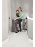 Bamboo Angle Mount Safeway Gate - Grey