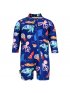 Kids One Piece UV Sun Suit - Sea Friends