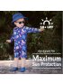 Kids One Piece UV Sun Suit - Sea Friends