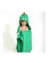 Kids Plush Terry Hooded Bath Towel - Dinosaur