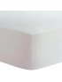 Flannel Playpen Fitted Sheet - White