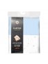 Flannel Receiving Blanket 2 Pack - Blue Solid/Stars