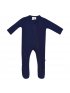 Zippered Footie - Navy