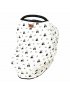 Printed Car Seat Cover - Black and White Zen