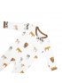 Printed Zippered Footie - Moo