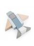 Wooden Blocks 50pcs - Blue