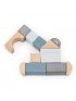 Wooden Blocks 50pcs - Blue