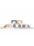 Wooden Blocks 50pcs - Blue