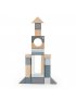 Wooden Blocks 50pcs - Blue