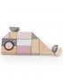 Wooden Blocks 50pcs - Pink