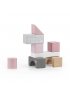 Wooden Blocks 50pcs - Pink