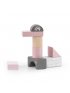 Wooden Blocks 50pcs - Pink