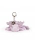 Lavender Dragon Bag Charm
