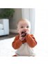 Beaded teether Rings - Gray/Black/White