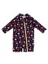 Long Sleeve One Piece UV Jumpsuit - Strawberry