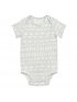 Bodysuit in Tencel - Grey Mudcloth