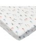 Fitted Crib Sheet - Football