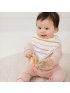 Luxe Muslin Bandana Bib Set - Ink Floral