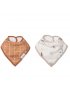 Luxe Muslin Bandana Bib Set - Cozy Forest
