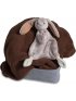 Silky Bunny Lovey - Tan - 13 inch