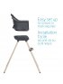 Moa High Chair - Classic Green