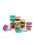 Glass Food Container 4oz - 6 Piece Set