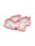 Silicone Divided Plate - Unicorn