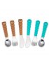 6 piece Utensil Set - Shark/Bear