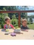 Puzzle Food Storage Container - Blue/Lime/Mint