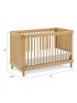 Marin with Cane 3-in-1 Convertible Crib - Honey