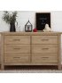 Emory Farmhouse Double Dresser - Driftwood
