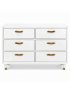 Tanner 6 Dresser Dresser - Warm White